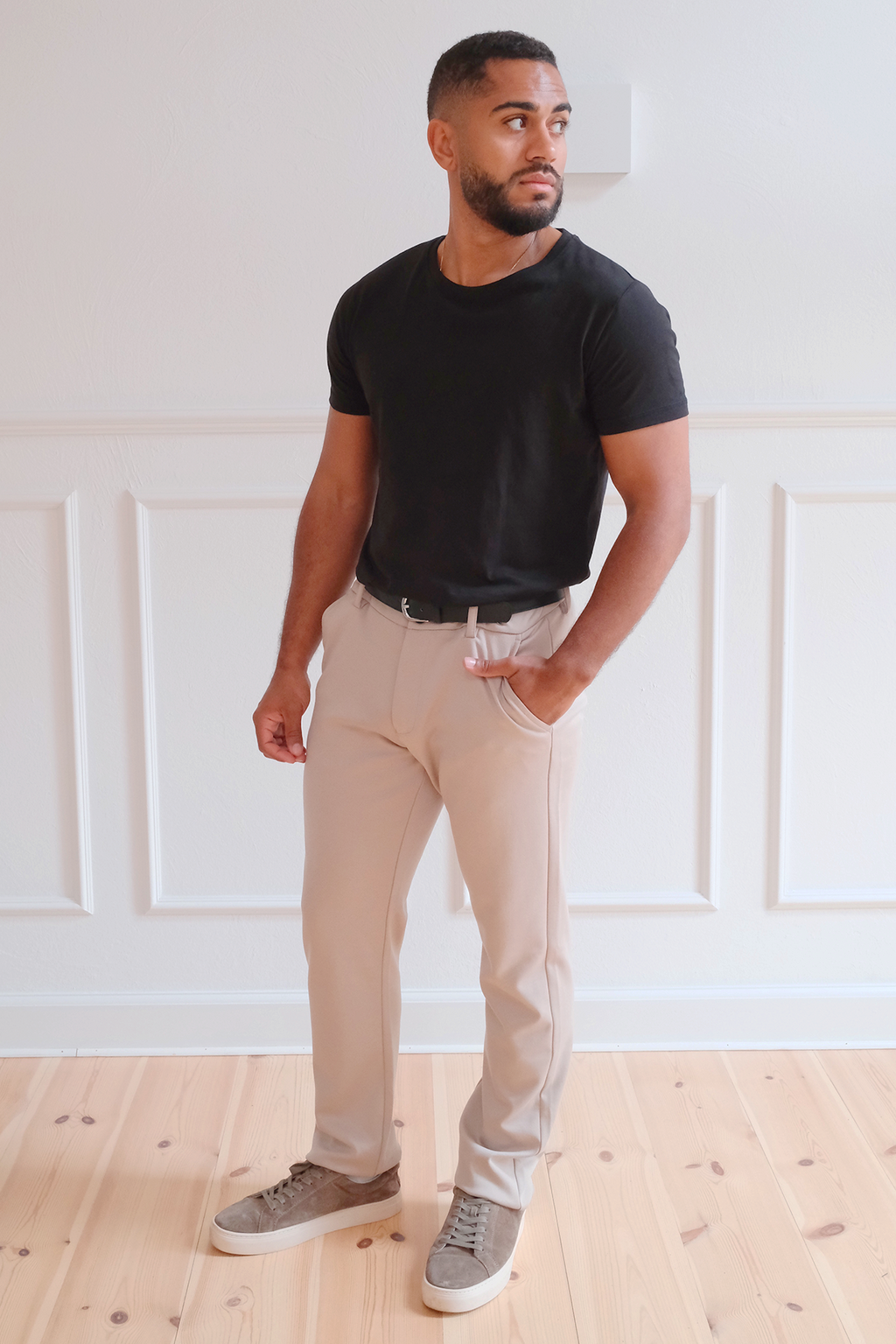 Boxy T-shirt - Zwart