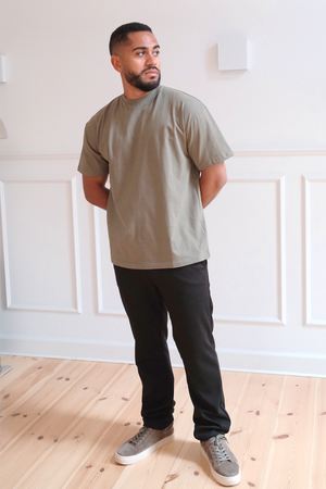 Boxy T-shirt - Olijf