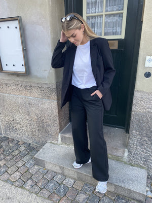 Lisa wijd Pants - Zwart