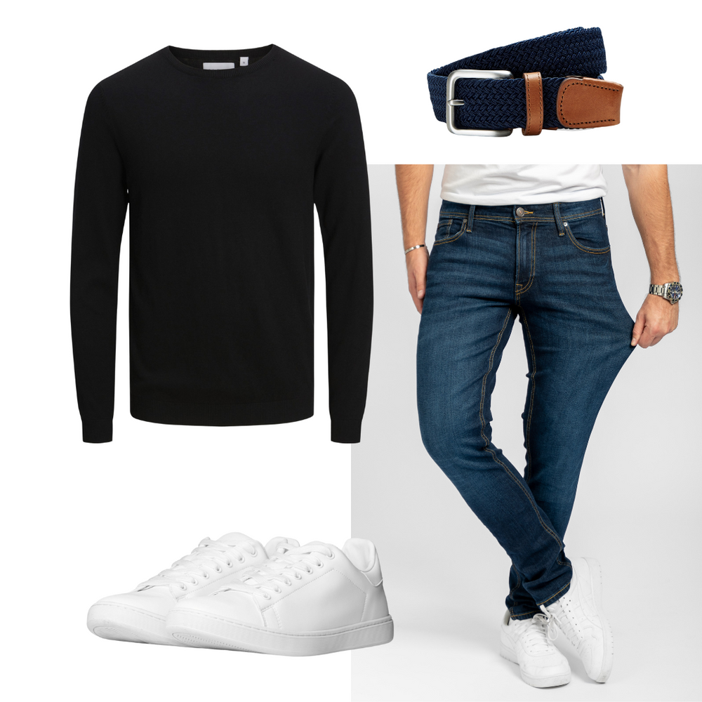 10. Een moderne pullover en jeans