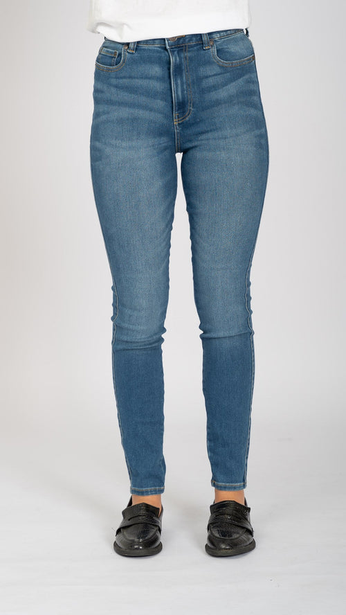 De Originale Performance Skinny Jeans - Light Blue Denim - TeeShoppen - Blå