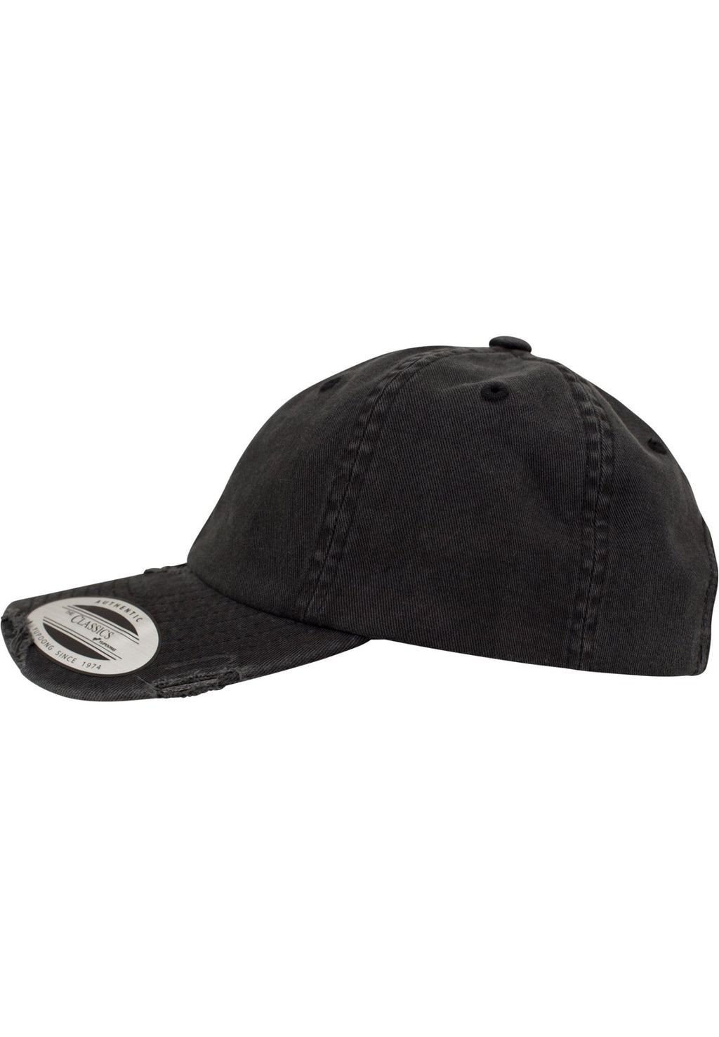 Low Profile Destroyed Cap - Black