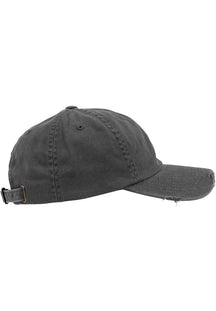 Low Profile Destroyed Cap - Donkergrijs