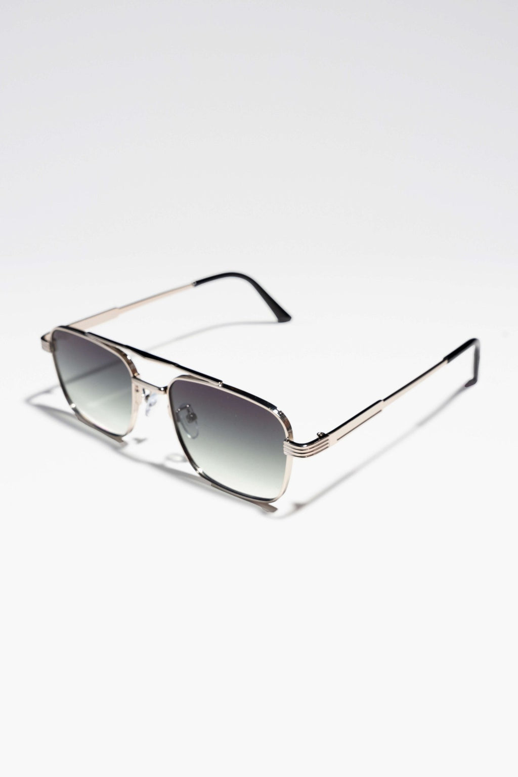 Mason Sunglasses - Silver/Green