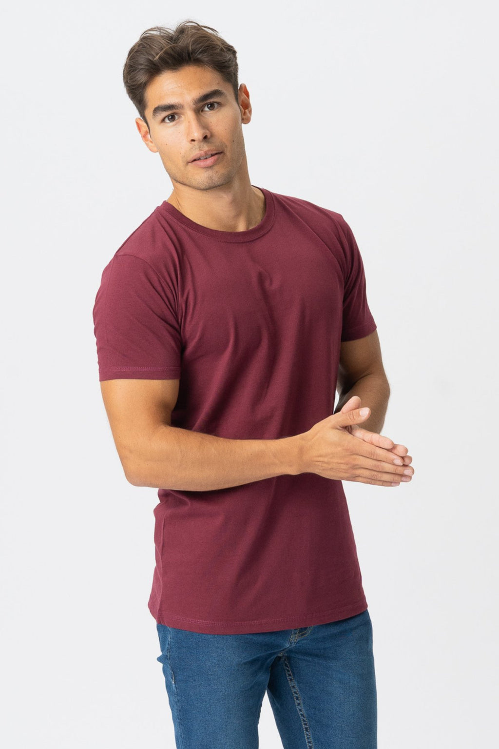 Muscle T -shirt - Bourgondië rood