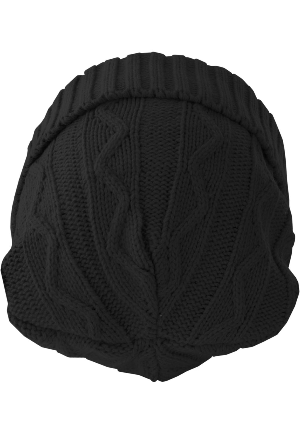 Volgende Beanie Kabelflap - Zwart