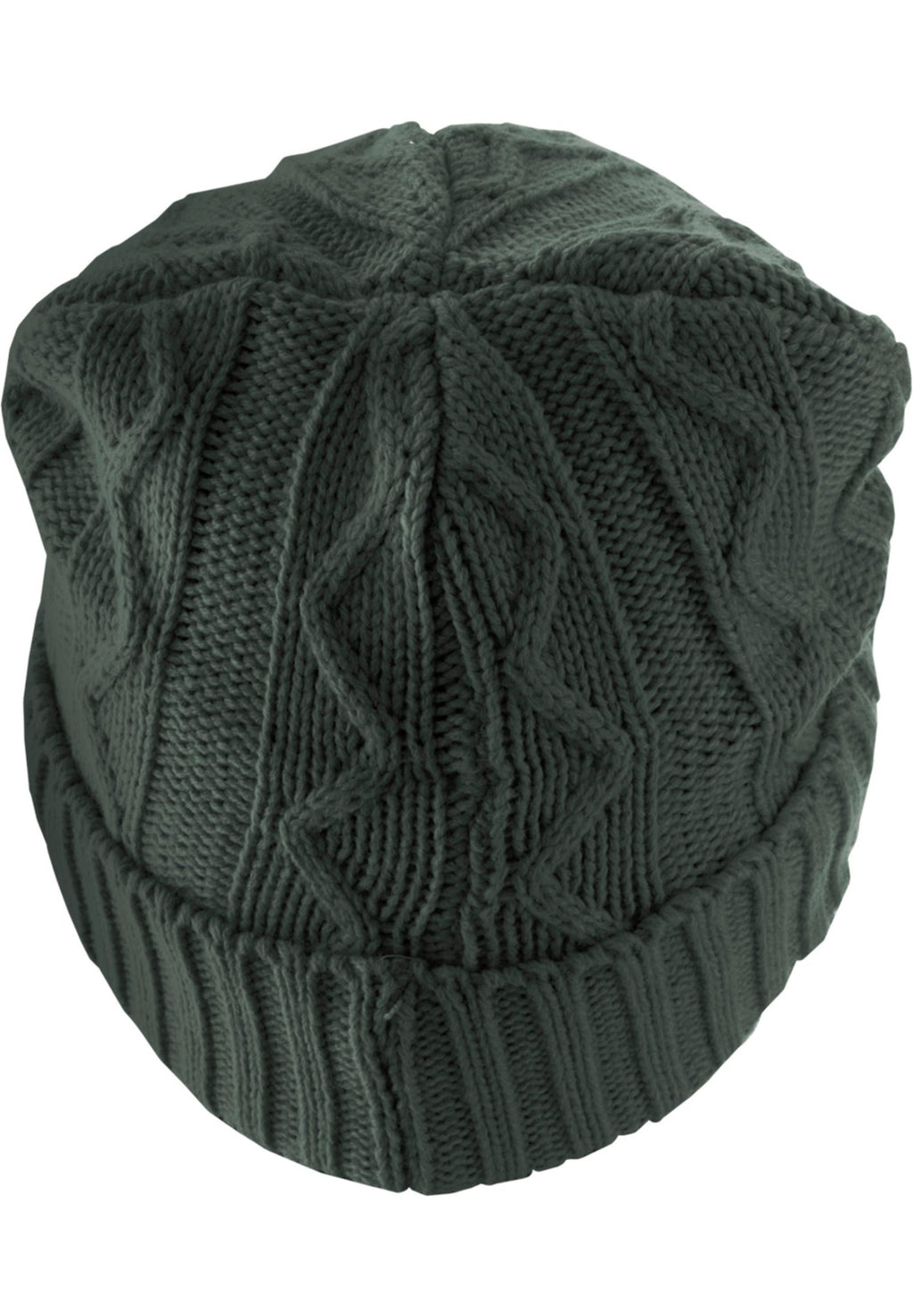 Volgende Beanie Kabelflap - Houtskool