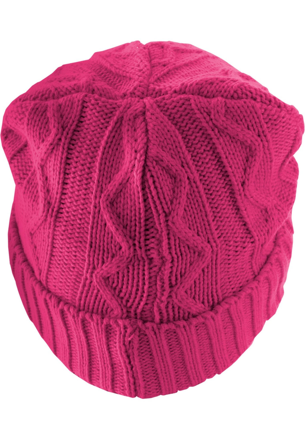 Volgende Beanie Kabelflap - Magenta