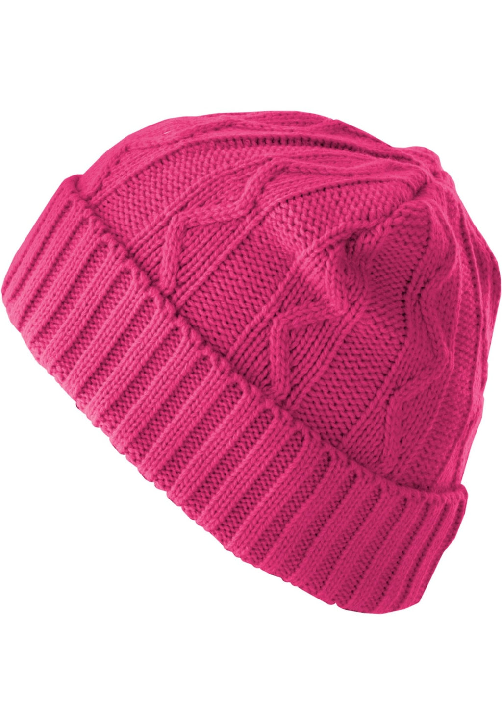 Volgende Beanie Kabelflap - Magenta