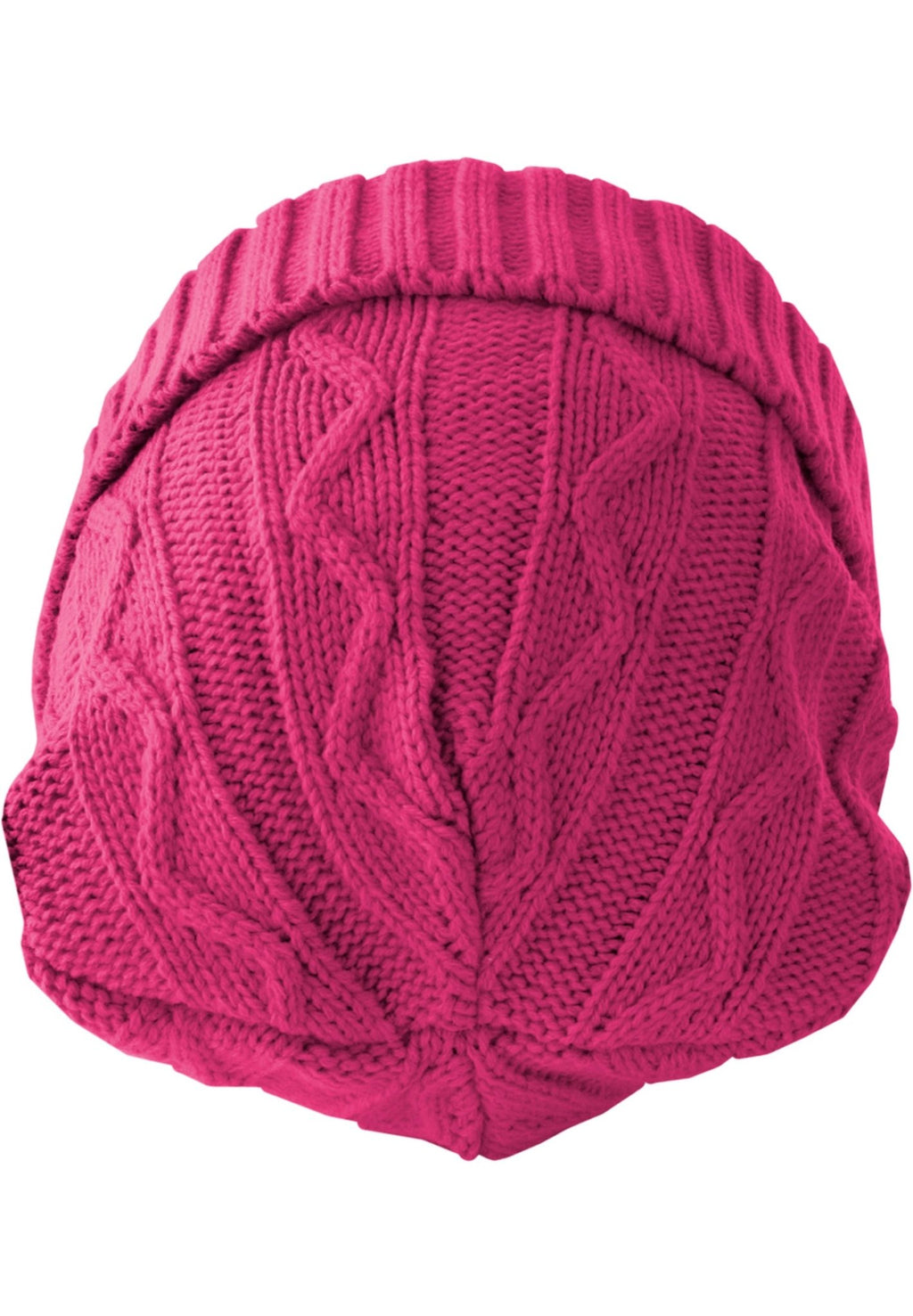 Volgende Beanie Kabelflap - Magenta