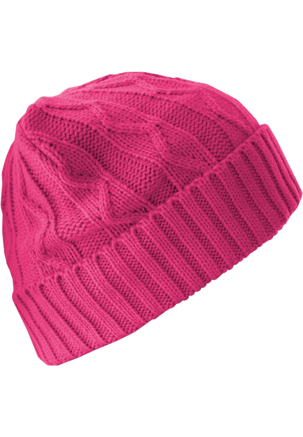 Volgende Beanie Kabelflap - Magenta