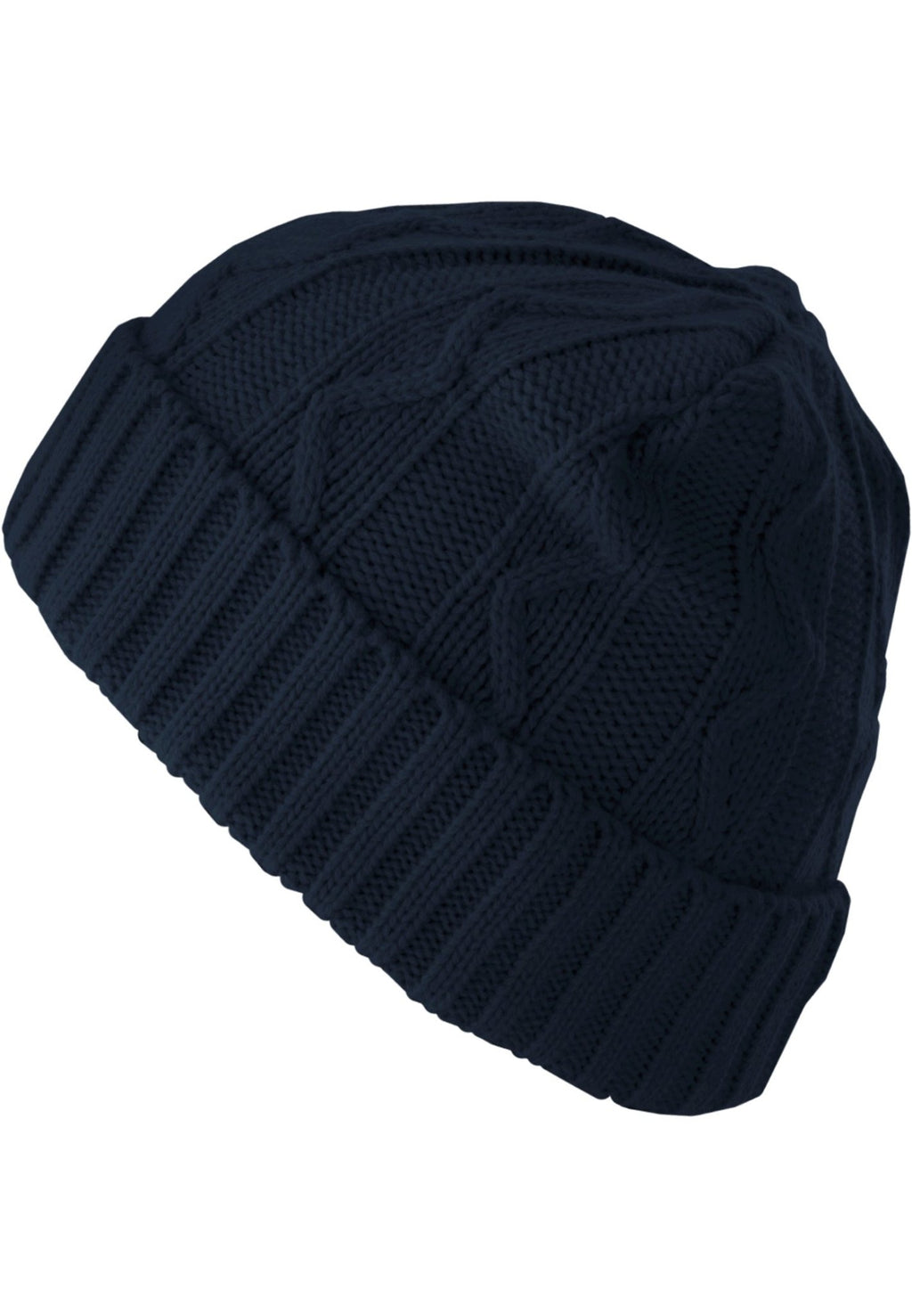 Volgende Beanie Kabelflap - Navy