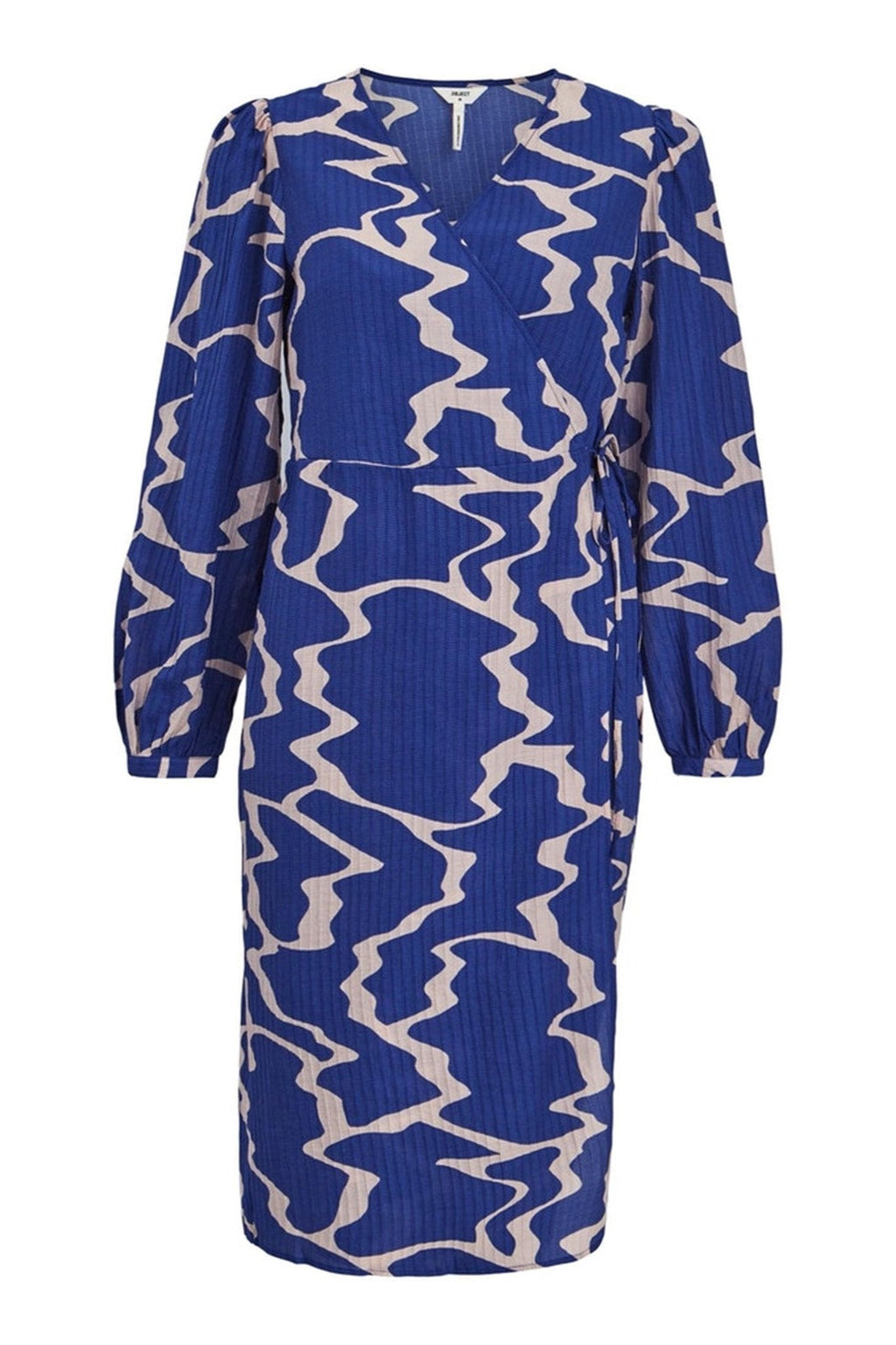 Vanja wrap kjole - clematis blauw