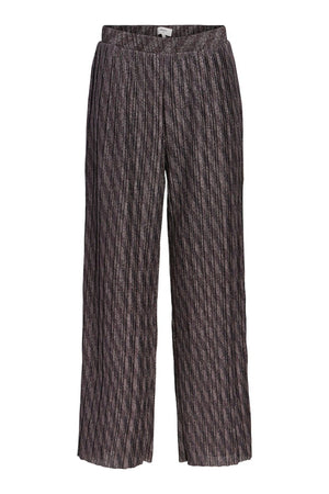 Lux High Taille Bukser - Sorteren