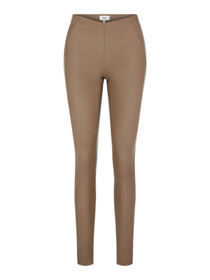 Belle gecoate legging - beige