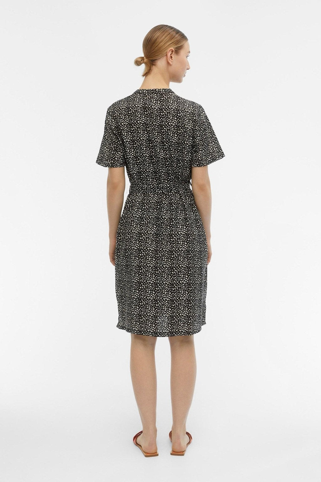 Seline midi kjole - sorteren