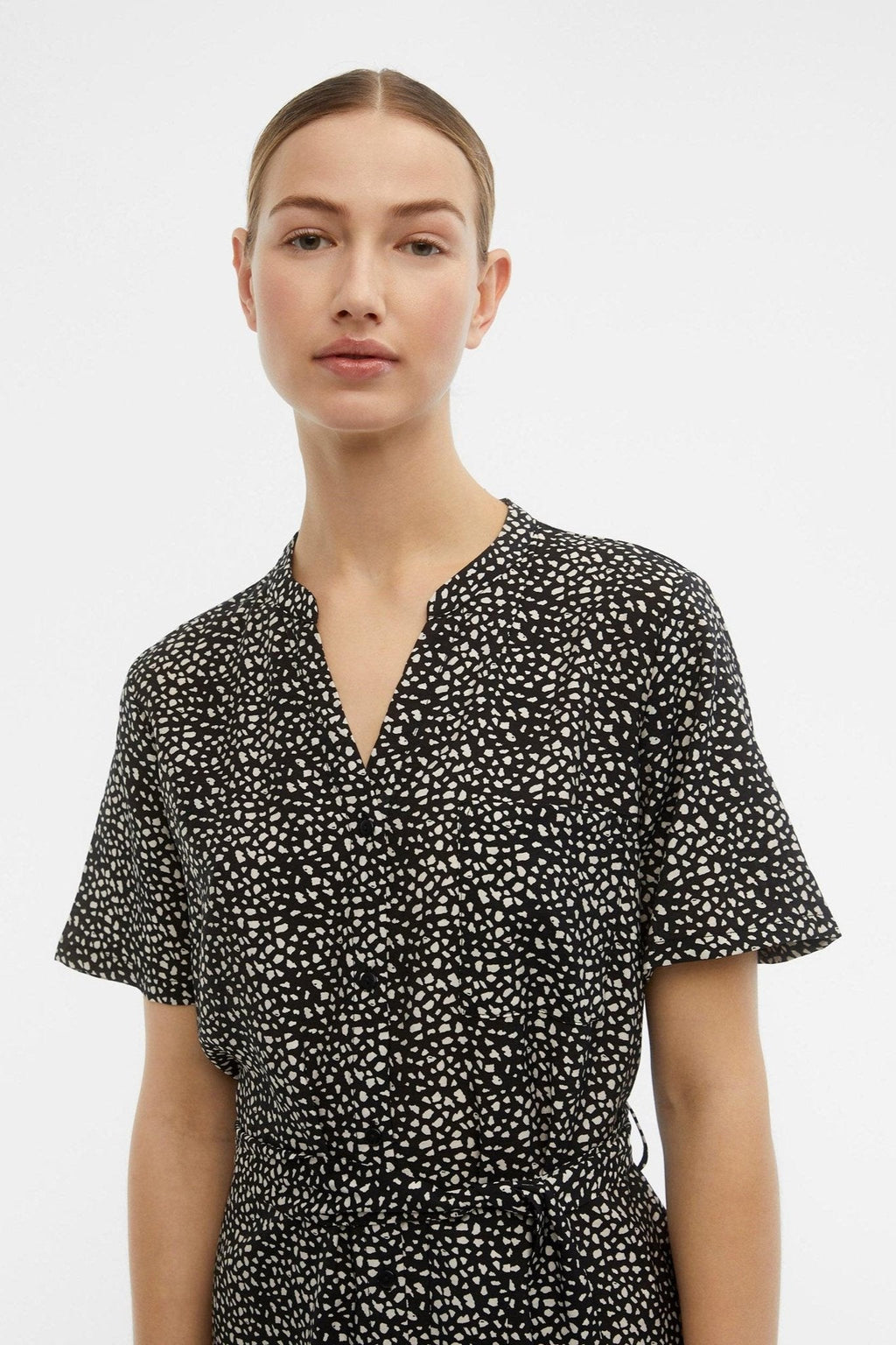 Seline midi kjole - sorteren