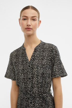 Seline midi kjole - sorteren