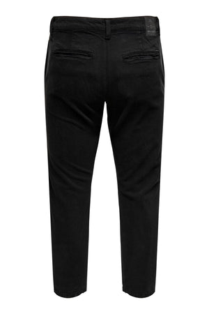 Avi Beam Chino Twill Pants - Zwart