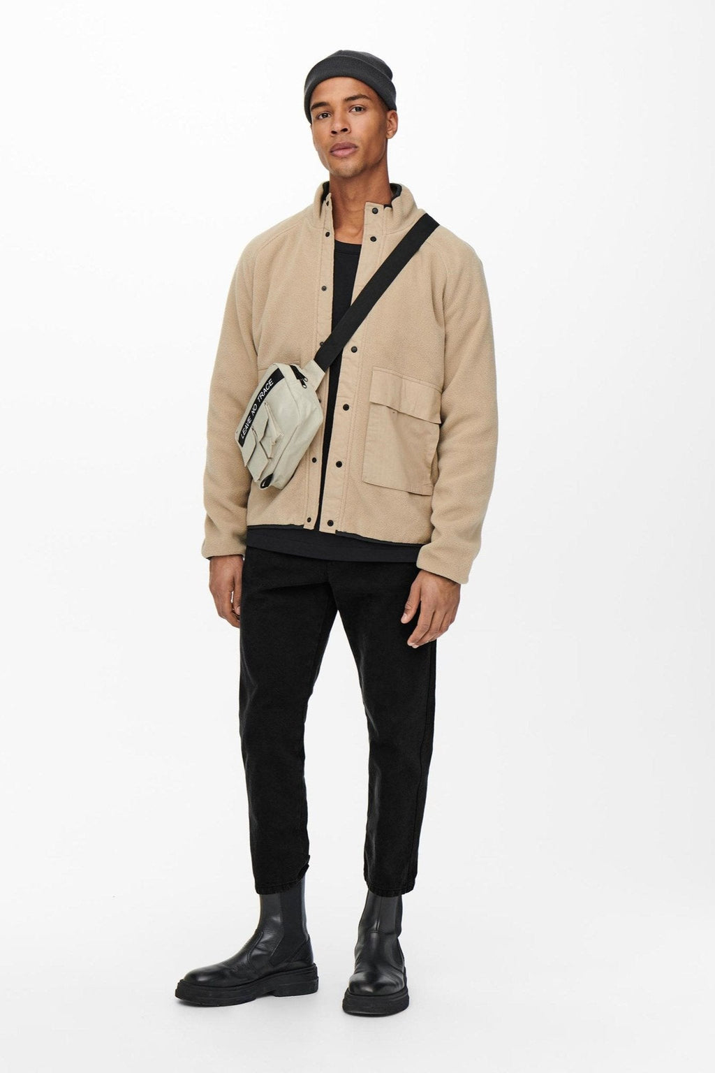 Avi Beam Chino Twill Pants - Zwart