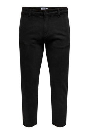 Avi Beam Chino Twill Pants - Zwart