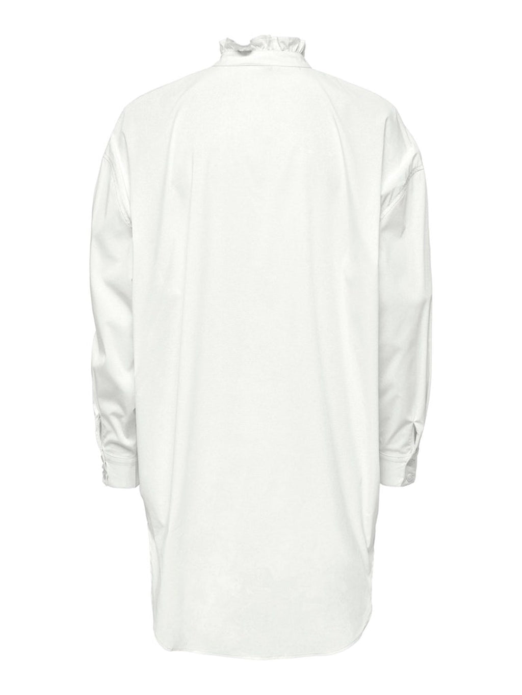 Sofia Frill Bluse - helder wit