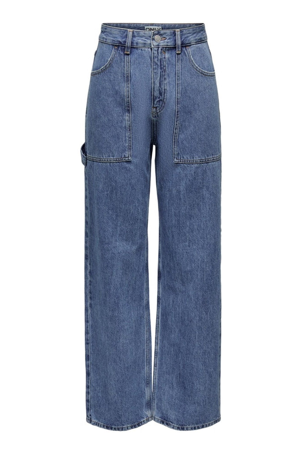 Kirsi Wide Jeans - Medium Blue Denim