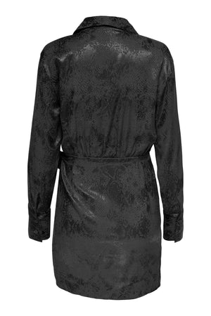 Alice Langærmet Mini Kjole - Sort