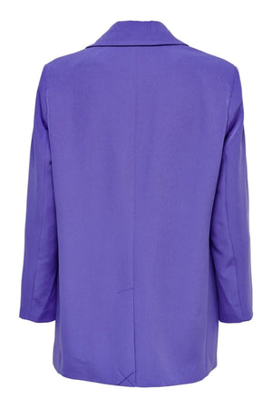 LANA -BERRE Oversized Blazer - diepblauw