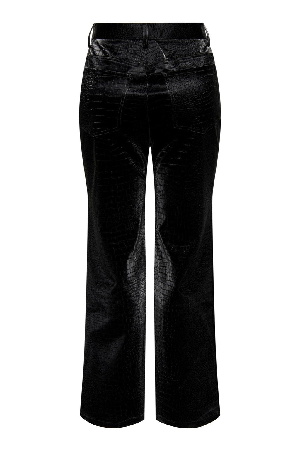 Alma Croco Pants - Zwart