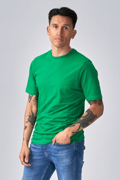 Organic Basic T-shirt - Green - TeeShoppen Group™ - T-shirt - TeeShoppen