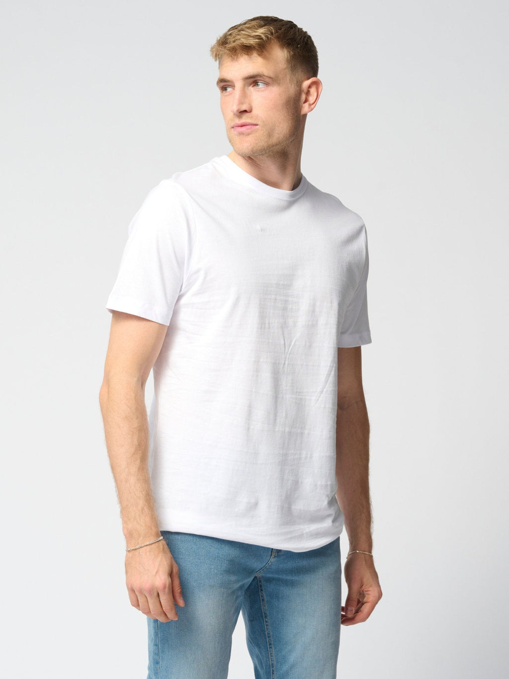 Organic Basic T-shirt - White (C.D)