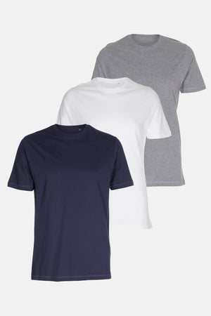 Biologisch Basic T -shirts - pakketdeal (3 pcs.)