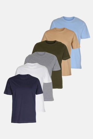 Biologisch Basic T-shirts-pakketdeal (6 pcs.)