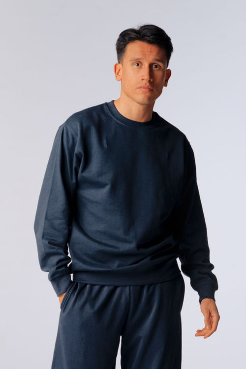Original Sweatshirt - Navy - TeeShoppen Group™ - Shirt - TeeShoppen