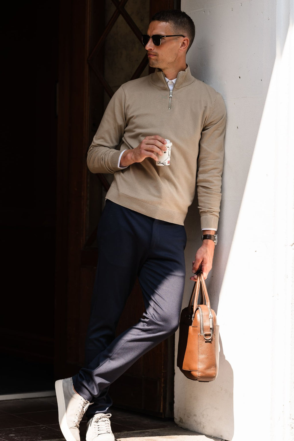 Outfit 4 - Half Zip Knit