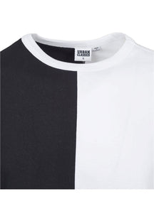 Oversize Harlequin Tee - zwart -wit