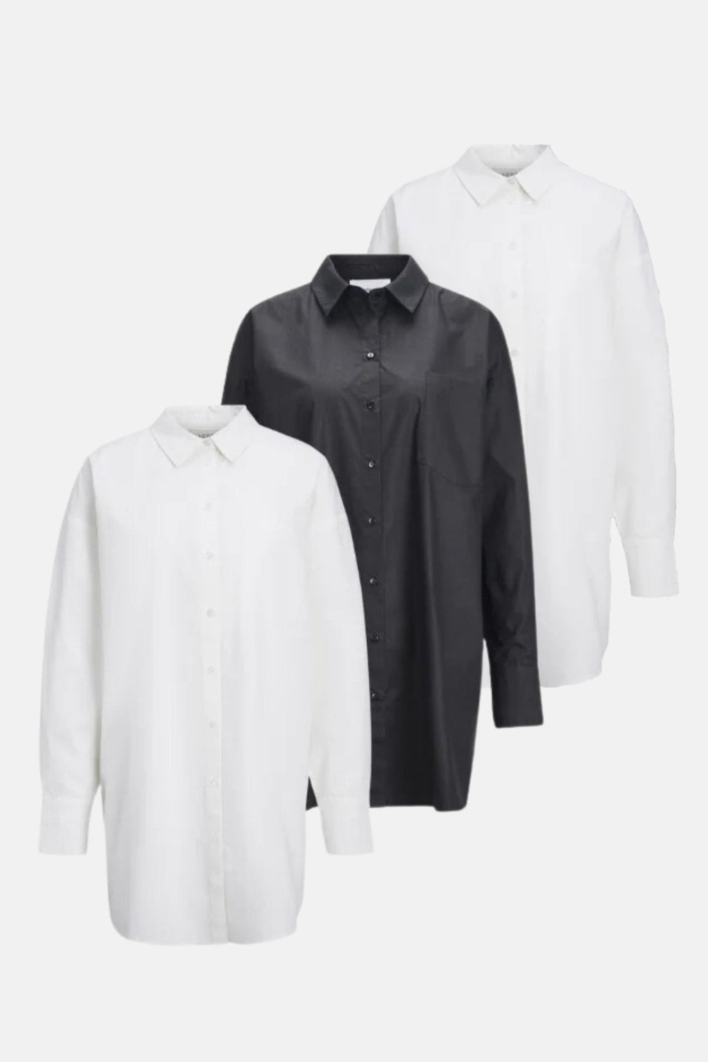 Oversized shirt - pakketdeal (3 pcs.)