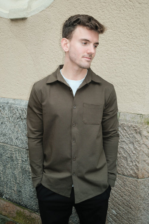 Performance Overshirt - Olive - TeeShoppen Group™