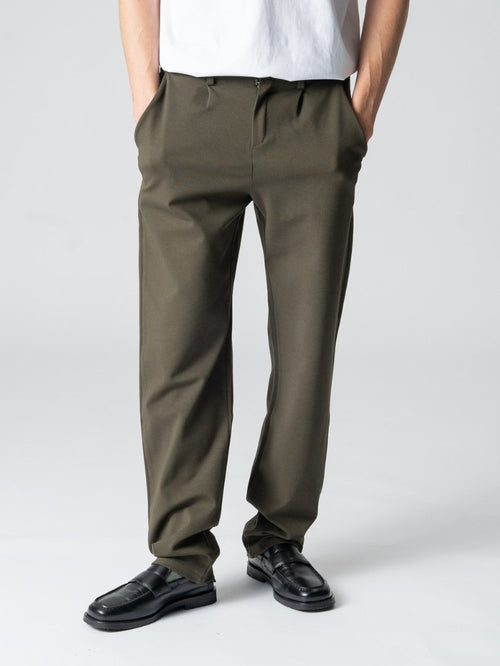 Performance Pants Wide - Army Green - TeeShoppen Group™