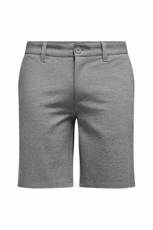 Chino Shorts - Grijs gemêleerd