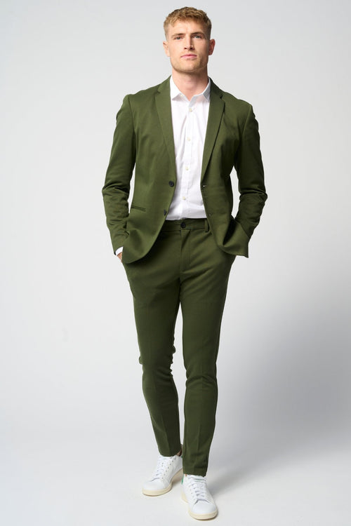 Performance Suit™️ (Dark Green) + Performance Shirt - Package Deal (V.I.P) - TeeShoppen Group™ - Suit - TeeShoppen