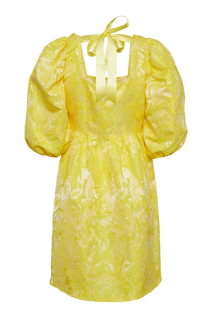 Aviona -jurk - bleke banaan