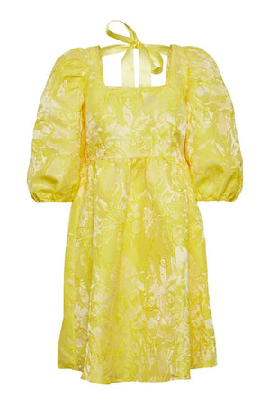 Aviona -jurk - bleke banaan