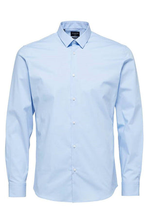 Preston Shirt Slim Fit - lichtblauw