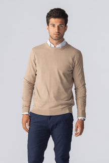 Pullover Roundneck - Sand