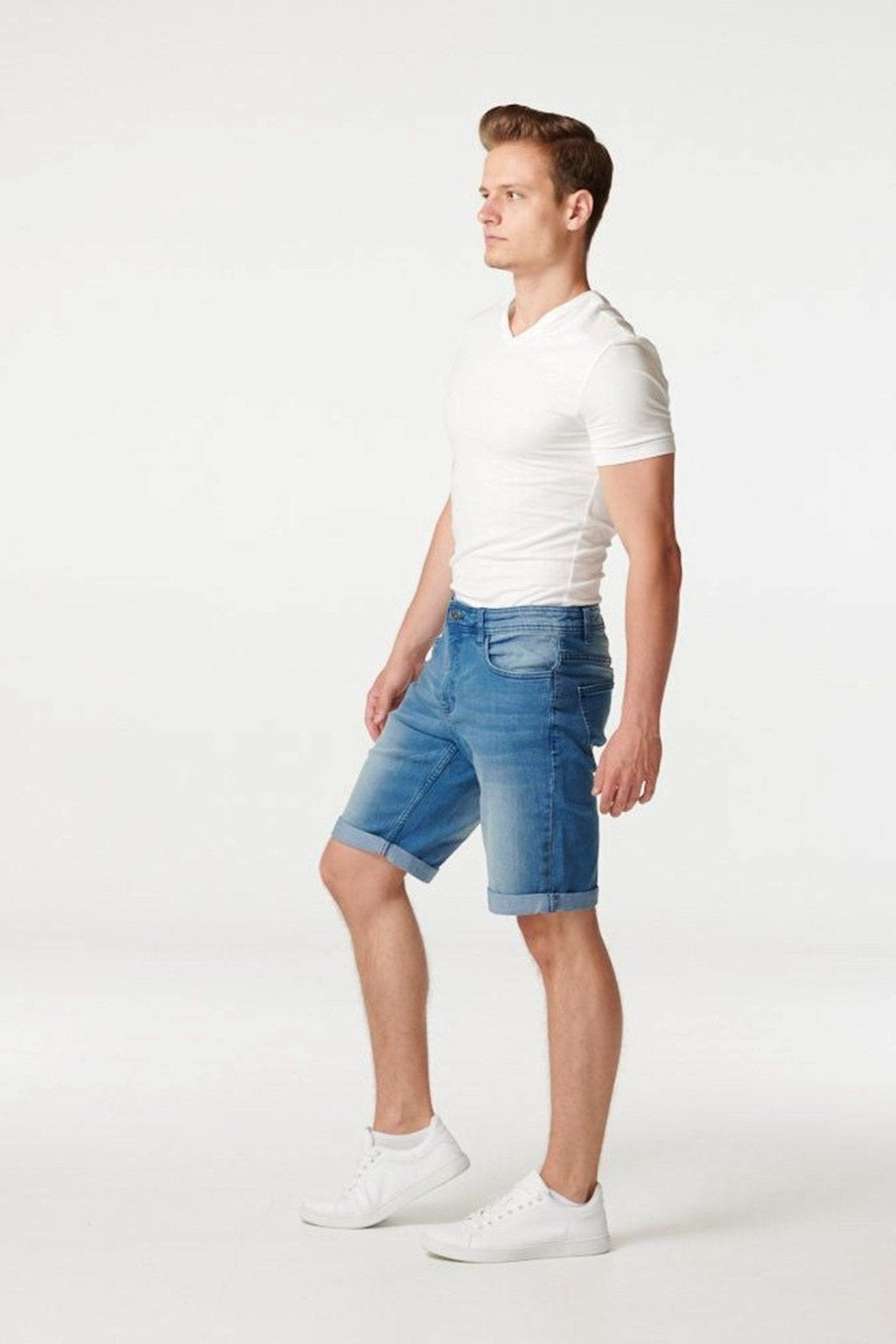 Denim shorts - blauw