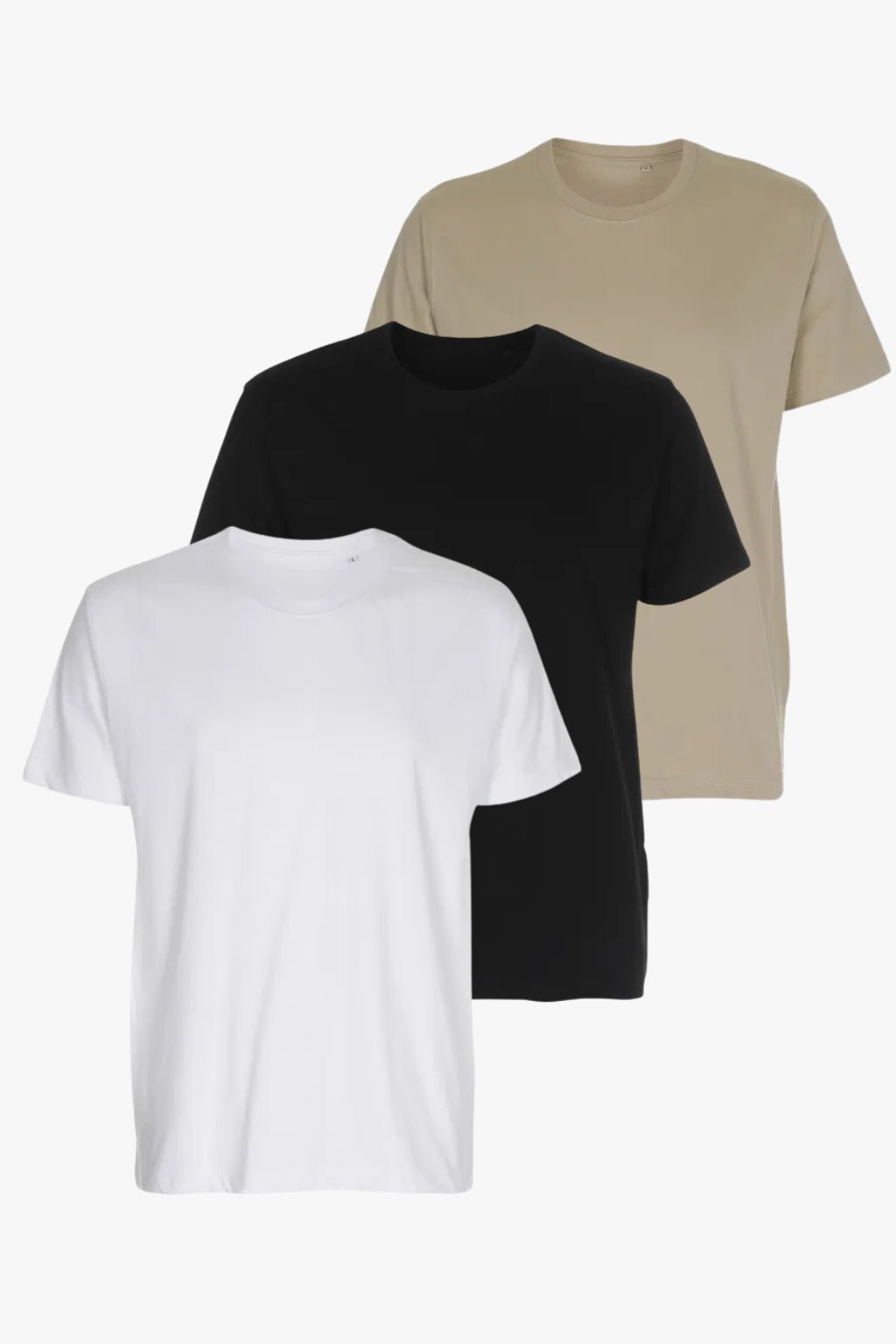 Normaal T-shirt (Heren) - Pakketdeal (3 pcs)