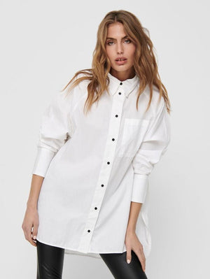 Selma lange mouwen shirt - wit