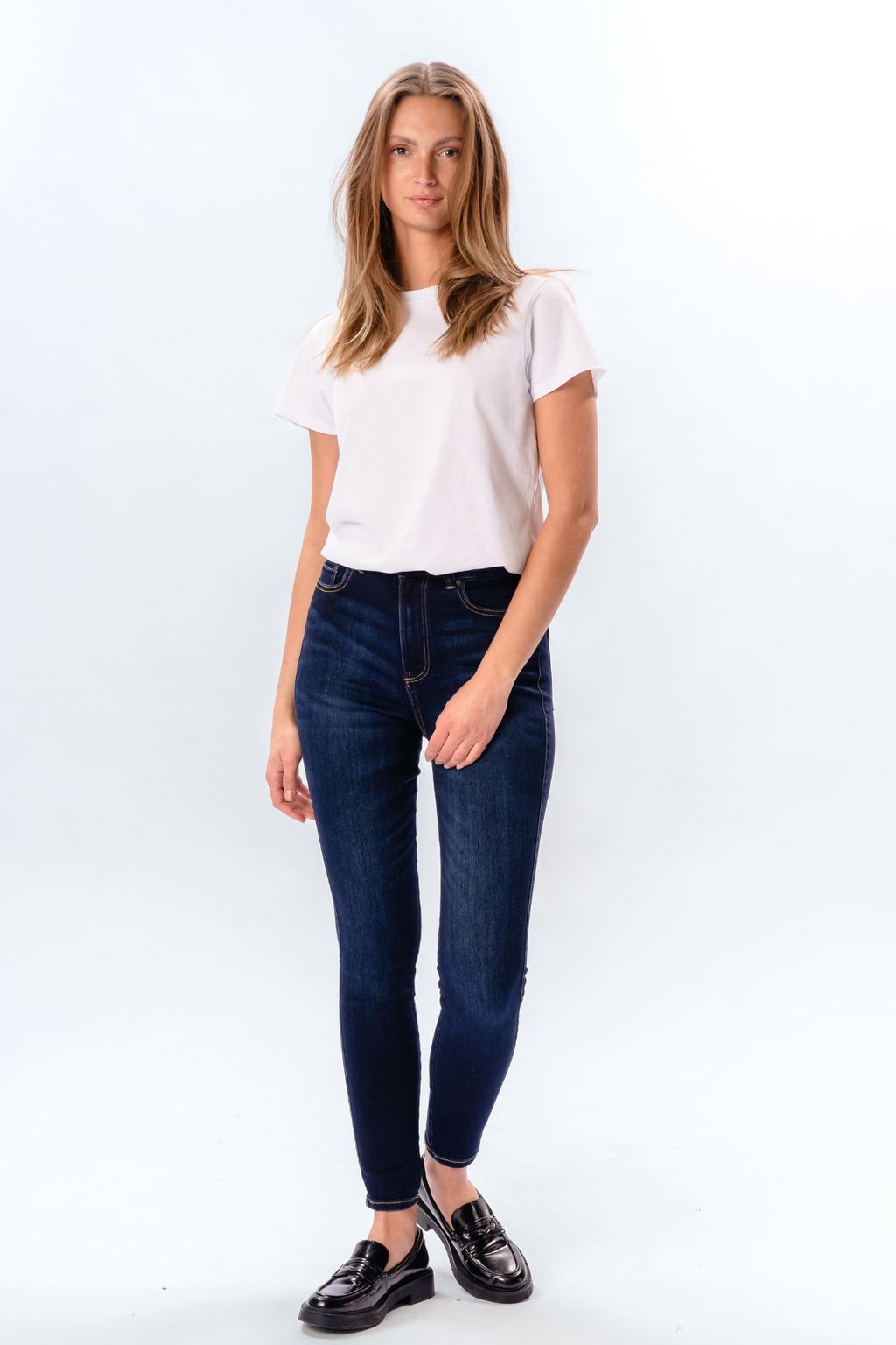 The Original Performance Skinny Jeans - Dark Blue Denim